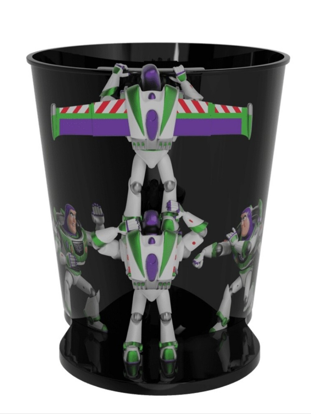 Toy Story 5 3D Buzz Lightyear Black Popcorn Bucket / Snack Container